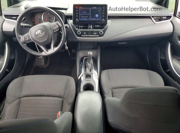 5YFS4RCE5LP038424 2020 TOYOTA COROLLA Black Առջևի վահանակի տեսք