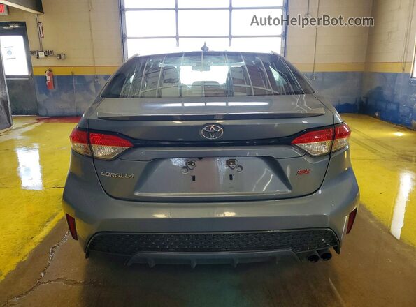 5YFS4RCE6LP022278 2020 TOYOTA COROLLA Gray Rear view