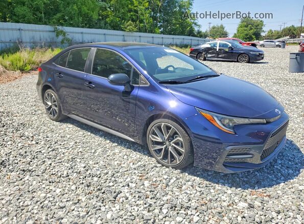 5YFS4RCE8LP042953 2020 TOYOTA COROLLA Blue Przód prawy
