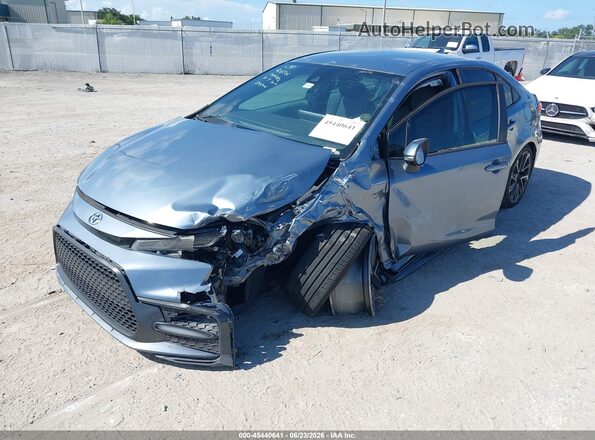 5YFS4RCE8LP046517 2020 TOYOTA COROLLA Blue Widok z przodu