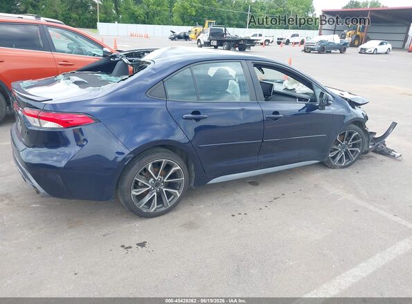 5YFS4RCEXLP038192 2020 TOYOTA COROLLA Blue Հետևի աջ