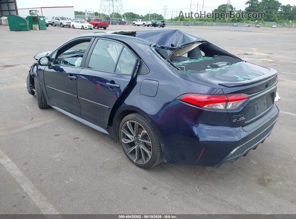 5YFS4RCEXLP038192 2020 TOYOTA COROLLA Blue Հետևի ձախ