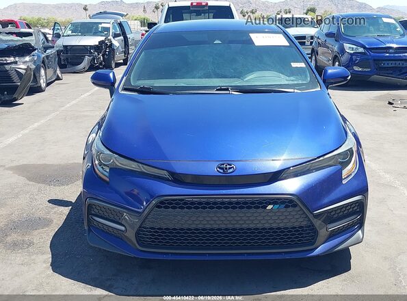 5YFS4RCEXLP040881 2020 TOYOTA COROLLA Blue უკანა სალონის ხედი
