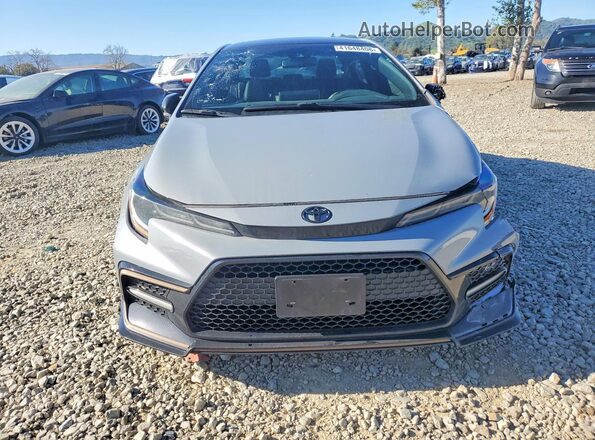 5YFT4MCE1NP100248 2022 TOYOTA COROLLA Gray Դիմացի տեսք