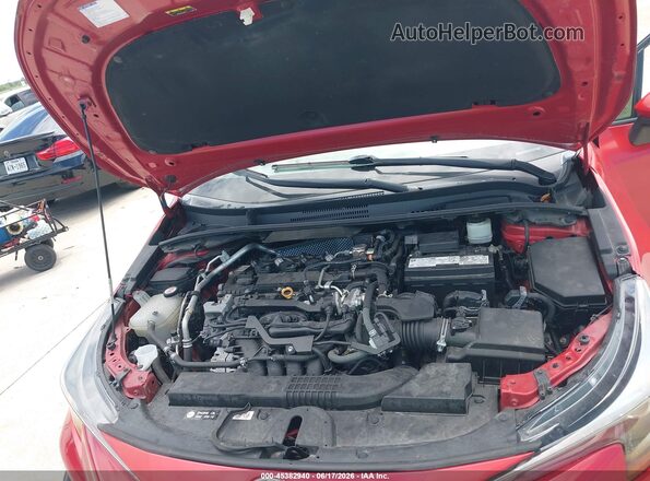 5YFT4MCE9MP097758 2021 TOYOTA COROLLA Red უკანა ხედი