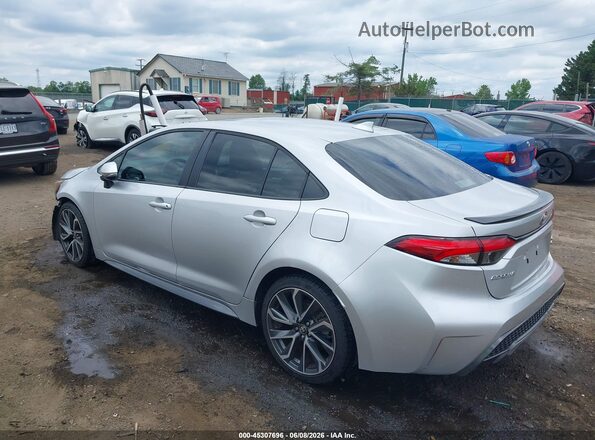 5YFT4RCE1LP015971 2020 TOYOTA COROLLA Silver Tył lewy