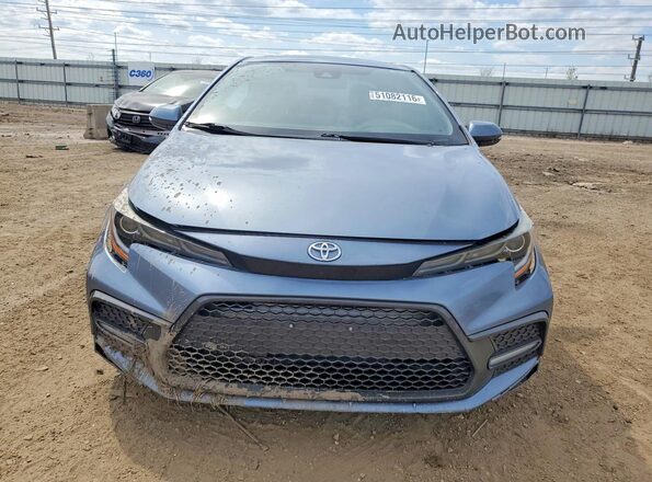 5YFT4RCE9LP004765 2020 TOYOTA COROLLA Blue წინა ხედი