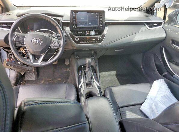 5YFT4RCE9LP004765 2020 TOYOTA COROLLA Blue წინა პანელის ხედი