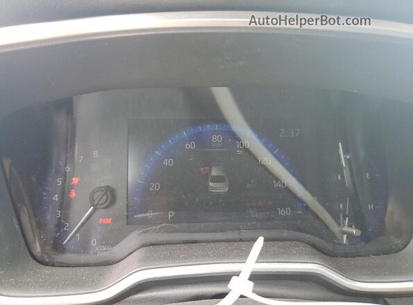 5YFT4RCE9LP004765 2020 TOYOTA COROLLA Blue ხელსაწყოთა პანელის ხედი