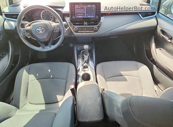 5YFVPMAE6NP385967 2022 TOYOTA COROLLA Silver წინა პანელის ხედი