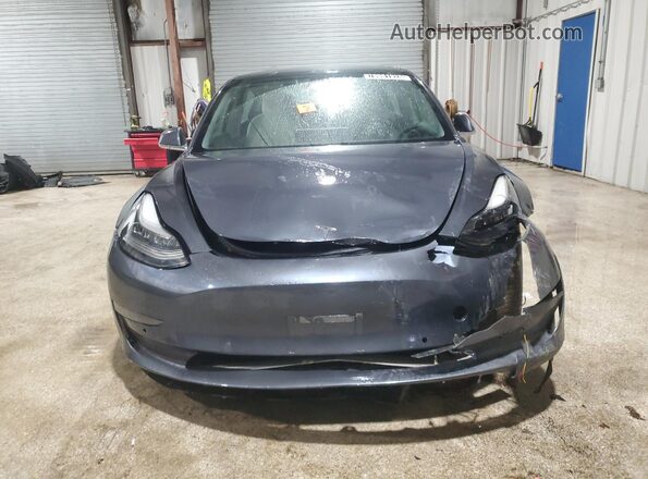 5YJ3E1EA0KF431528 2019 TESLA MODEL Charcoal VIN sticker view