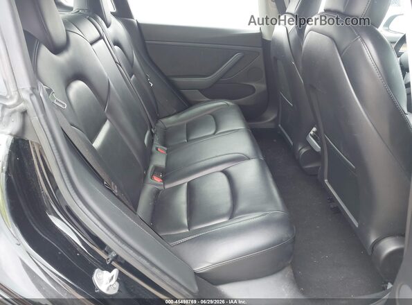 5YJ3E1EA0MF085984 2021 TESLA MODEL 3 Black Widok naklejki z numerem VIN