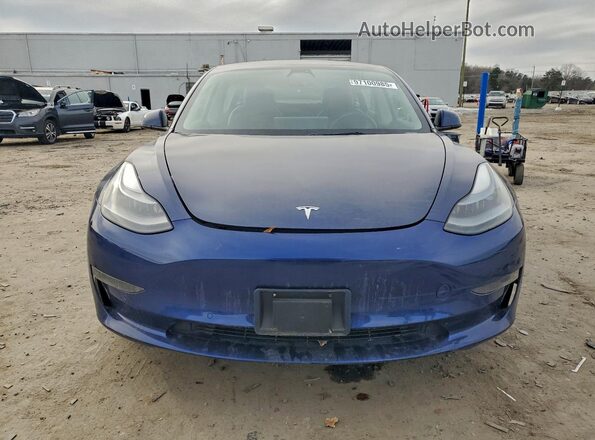 5YJ3E1EA0NF187366 2022 TESLA MODEL Синий Вид спереди
