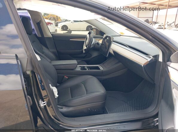5YJ3E1EA0NF352199 2022 TESLA MODEL 3 Black Vista interior delantera
