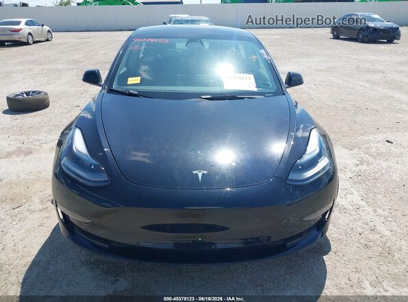 5YJ3E1EA0PF435599 2023 TESLA MODEL 3 Black Вид панелі приладів