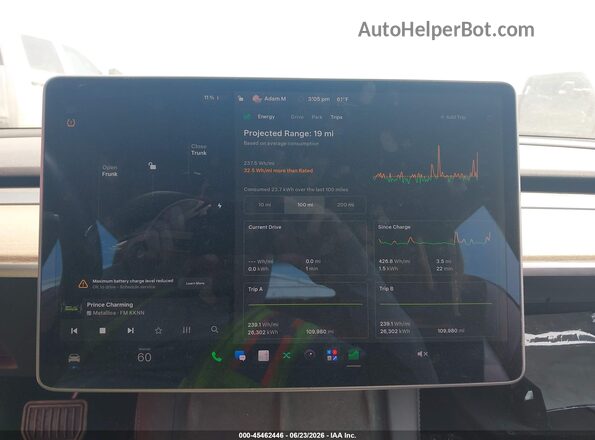 5YJ3E1EA1MF092202 2021 TESLA MODEL 3 Gray Հետևի նստատեղերի տեսք