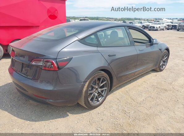 5YJ3E1EA1MF092202 2021 TESLA MODEL 3 Gray Հետևի աջ