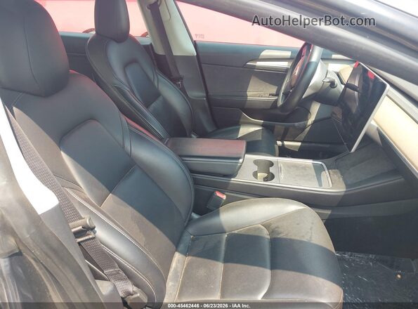 5YJ3E1EA1MF092202 2021 TESLA MODEL 3 Gray Սալոնի դիմացի տեսք
