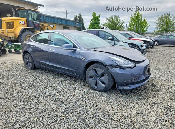 5YJ3E1EA2JF048169 2018 TESLA MODEL Charcoal Передня права чверть