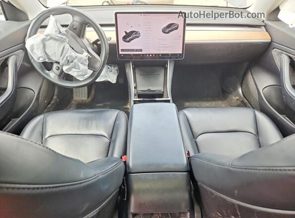 5YJ3E1EA2JF048169 2018 TESLA MODEL Charcoal Вид панелі приладів