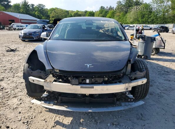 5YJ3E1EA2JF059592 2018 TESLA MODEL Gray Vista frontal