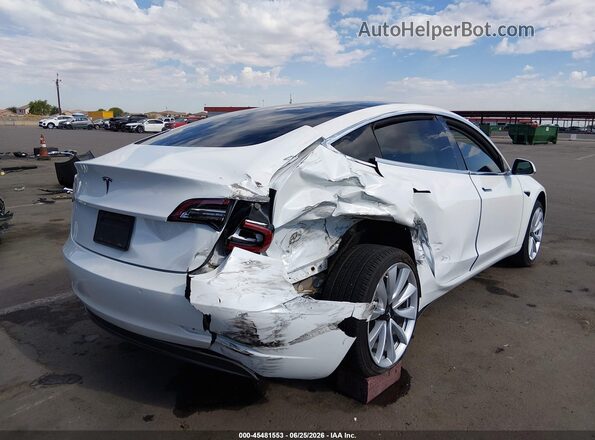 5YJ3E1EA2KF301489 2019 TESLA MODEL 3 White Rear right