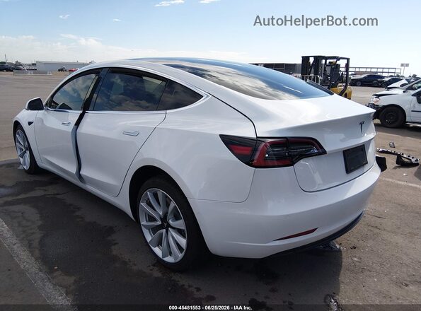 5YJ3E1EA2KF301489 2019 TESLA MODEL 3 White Rear left