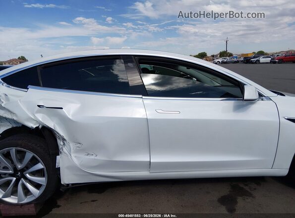 5YJ3E1EA2KF301489 2019 TESLA MODEL 3 White Instrument cluster view