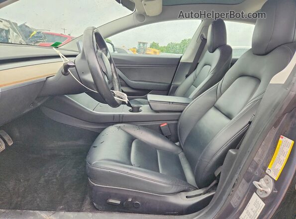 5YJ3E1EA2KF308197 2019 TESLA MODEL Gray Սալոնի դիմացի տեսք