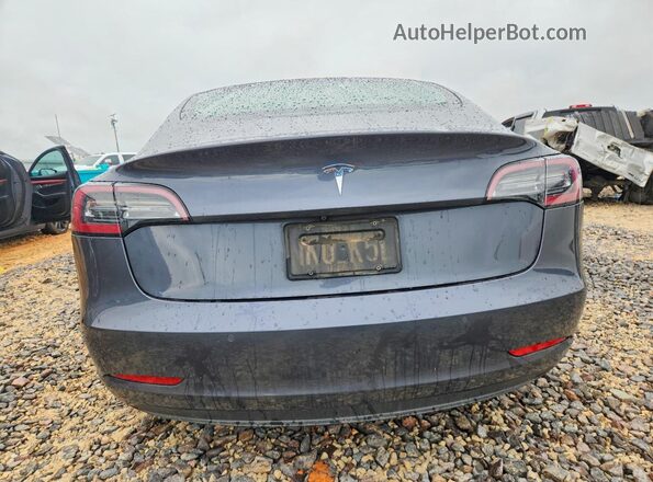 5YJ3E1EA2KF308197 2019 TESLA MODEL Gray Հետևի տեսք