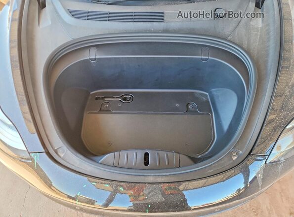 5YJ3E1EA2KF323461 2019 TESLA MODEL Black Rear interior view
