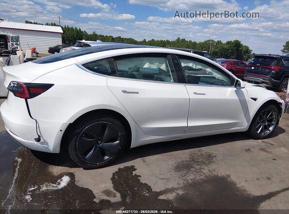 5YJ3E1EA2LF797878 2020 TESLA MODEL 3 White Instrument cluster view
