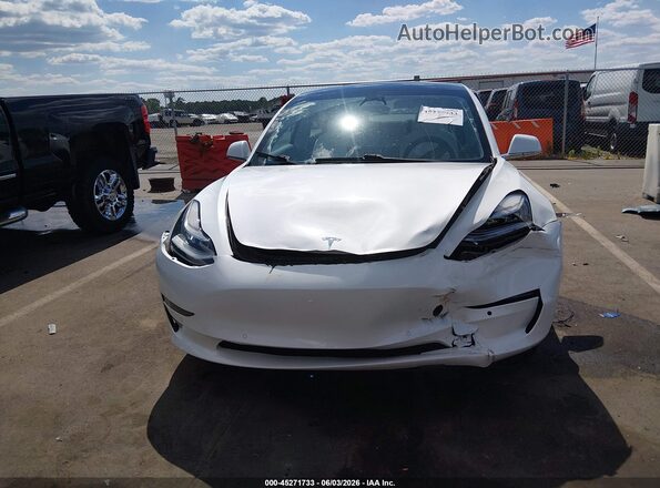 5YJ3E1EA2LF797878 2020 TESLA MODEL 3 White Dashboard view
