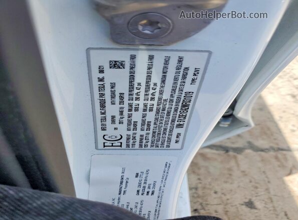 5YJ3E1EA2MF031019 2021 TESLA MODEL White Engine compartment view