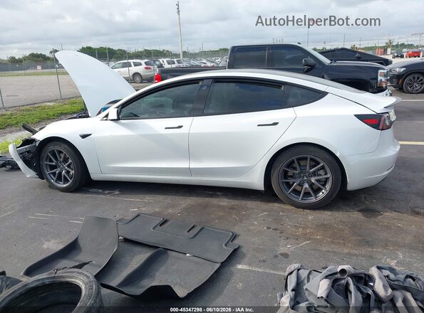 5YJ3E1EA2MF908558 2021 TESLA MODEL 3 White Панорамний вид салону 360°