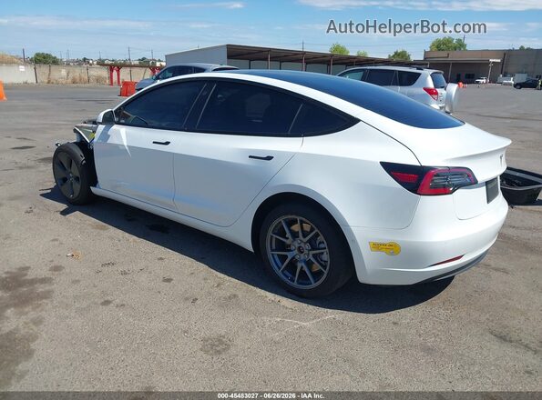 5YJ3E1EA2NF123751 2022 TESLA MODEL 3 Белый Задняя левая четверть