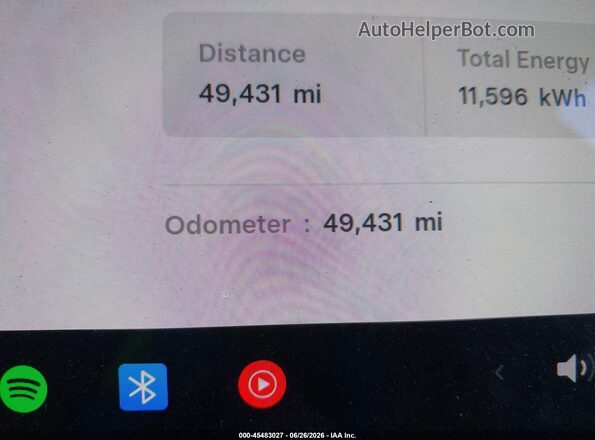 5YJ3E1EA2NF123751 2022 TESLA MODEL 3 Белый 