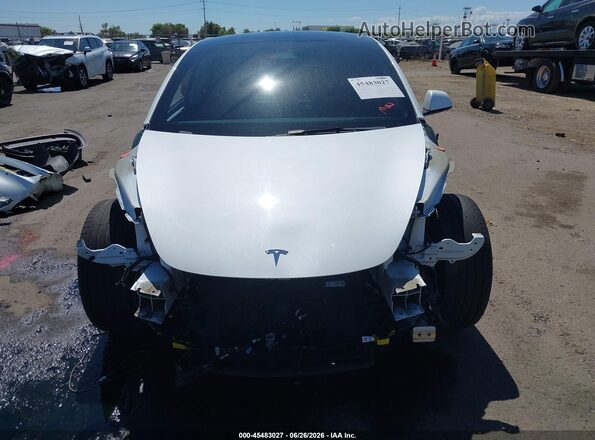 5YJ3E1EA2NF123751 2022 TESLA MODEL 3 Белый Вид щитка приборов