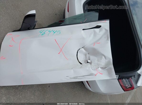 5YJ3E1EA2NF357954 2022 TESLA MODEL 3 White ხელსაწყოთა პანელის ხედი
