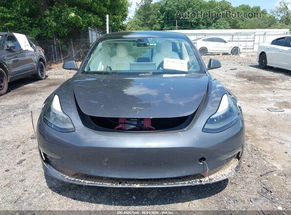5YJ3E1EA2NF361874 2022 TESLA MODEL 3 Gray Vista del salpicadero