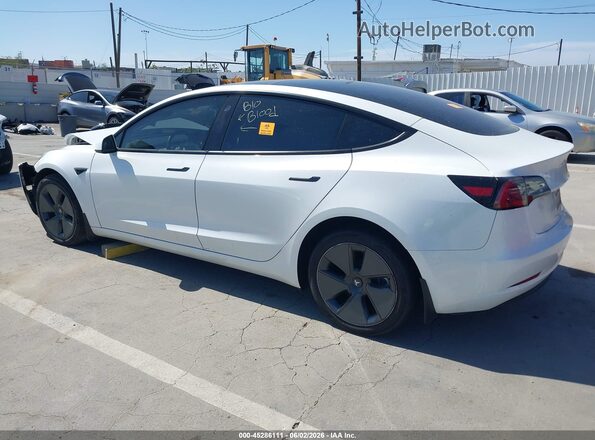 5YJ3E1EA2PF565898 2023 TESLA MODEL 3 White უკანა მარცხენა