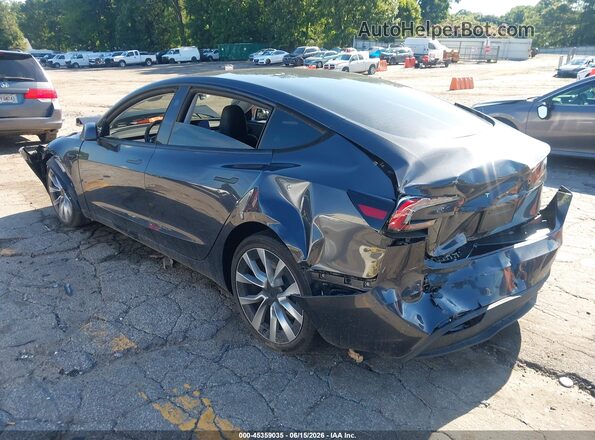 5YJ3E1EA2RF767451 2024 TESLA MODEL 3 Black Հետևի ձախ