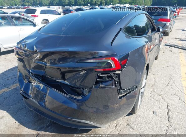 5YJ3E1EA2RF767451 2024 TESLA MODEL 3 Black Հետևի աջ