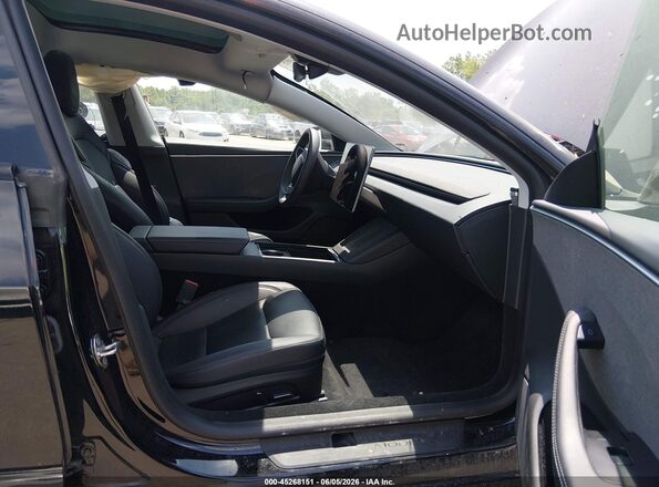 5YJ3E1EA2RF771631 2024 TESLA MODEL 3 Black Սալոնի դիմացի տեսք