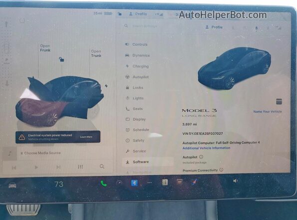 5YJ3E1EA2SF037027 2025 TESLA MODEL Black 