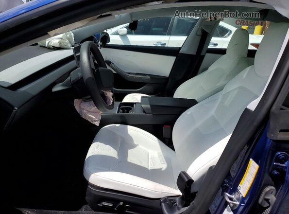 5YJ3E1EA2SF040364 2025 TESLA MODEL Blue Սալոնի դիմացի տեսք