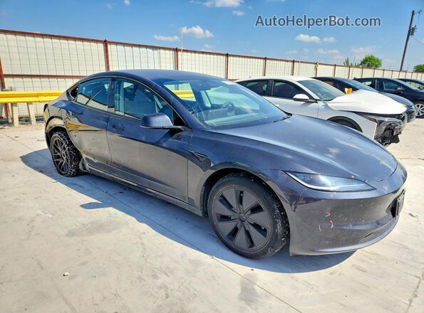 5YJ3E1EA2SF971186 2025 TESLA MODEL Charcoal Front right