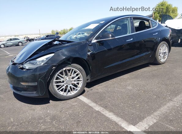 5YJ3E1EA3JF008473 2018 TESLA MODEL 3 Черный Передняя левая четверть