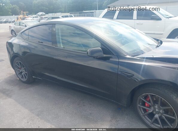 5YJ3E1EA3JF171978 2018 TESLA MODEL 3 Black Front view