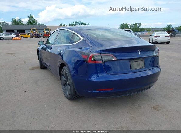 5YJ3E1EA3KF299526 2019 TESLA MODEL 3 Blue უკანა მარცხენა
